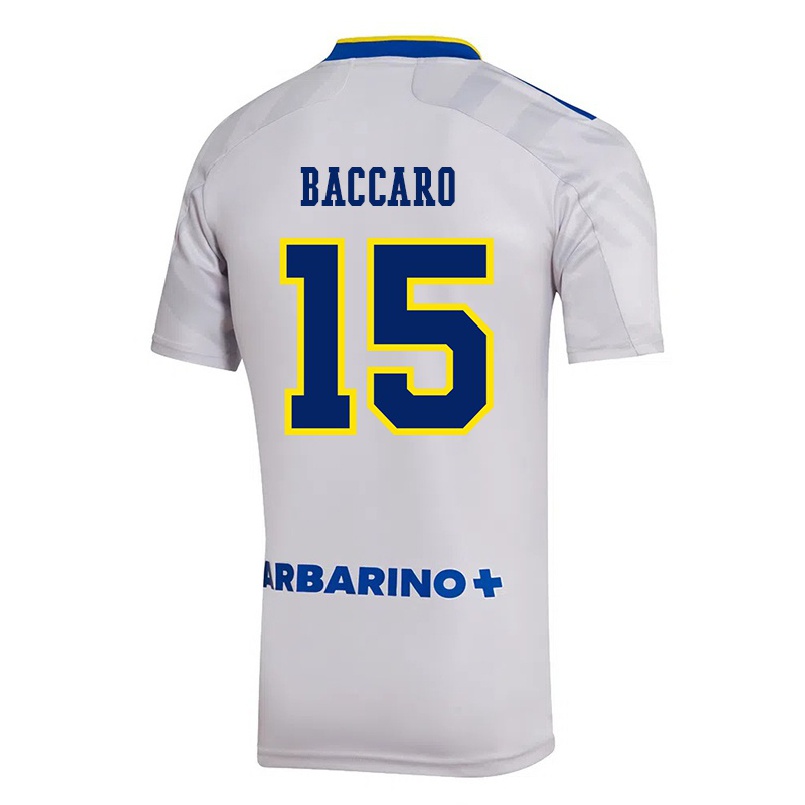 Kinder Fußball Camila Baccaro #15 Grau Auswärtstrikot Trikot 2021/22 T-Shirt