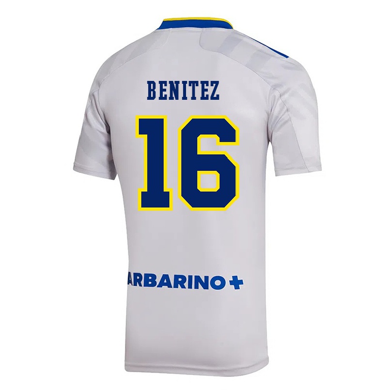 Kinder Fußball Lorena Benitez #16 Grau Auswärtstrikot Trikot 2021/22 T-shirt