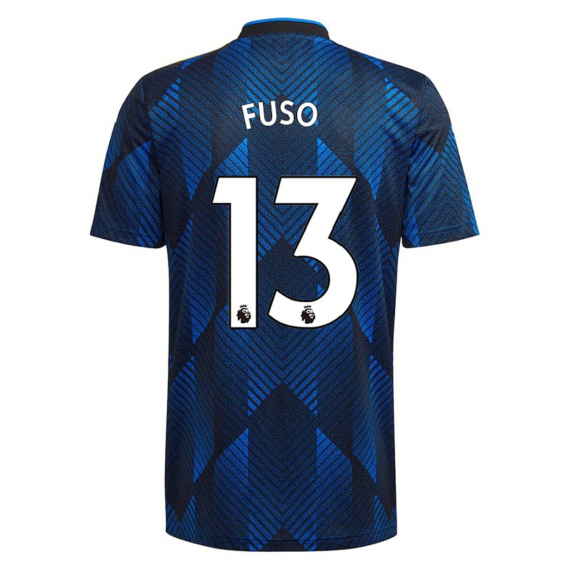 Kinder Fußball Ivana Fuso #13 Dunkelblau Ausweichtrikot Trikot 2021/22 T-shirt