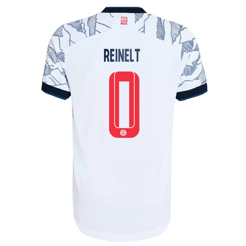 Kinder Fußball Roman Reinelt #0 Grau Weiß Ausweichtrikot Trikot 2021/22 T-shirt