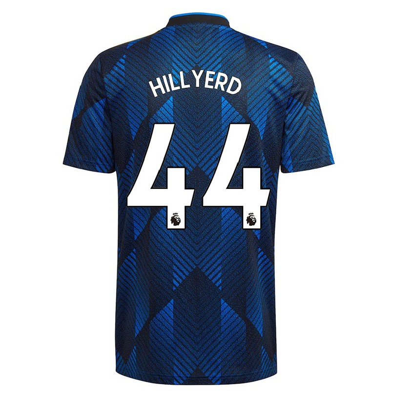 Kinder Fußball Sophie Hillyerd #44 Dunkelblau Ausweichtrikot Trikot 2021/22 T-shirt