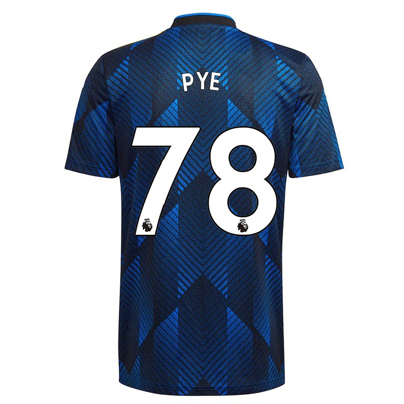 Kinder Fußball Logan Pye #78 Dunkelblau Ausweichtrikot Trikot 2021/22 T-shirt
