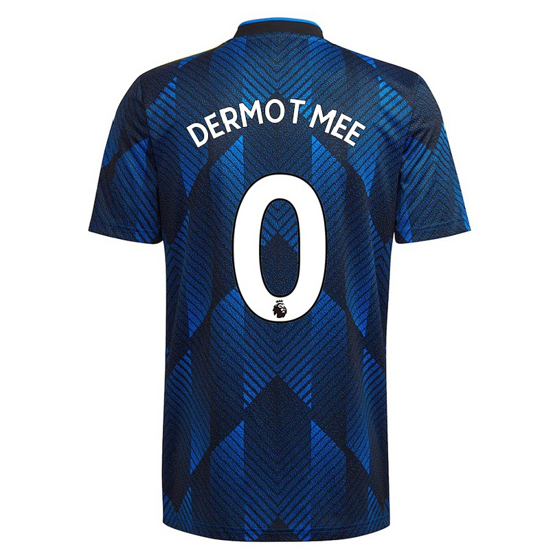 Kinder Fußball Dermot Mee #0 Dunkelblau Ausweichtrikot Trikot 2021/22 T-shirt