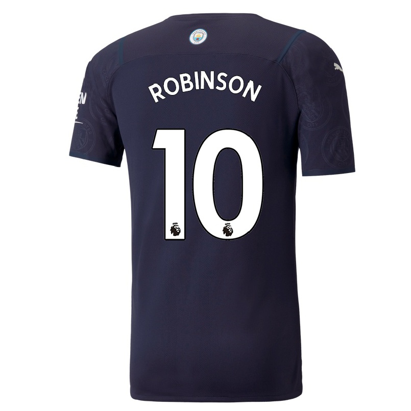 Kinder Fußball Sammy Robinson #10 Dunkelblau Ausweichtrikot Trikot 2021/22 T-shirt