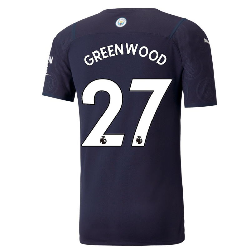 Kinder Fußball Alex Greenwood #27 Dunkelblau Ausweichtrikot Trikot 2021/22 T-shirt