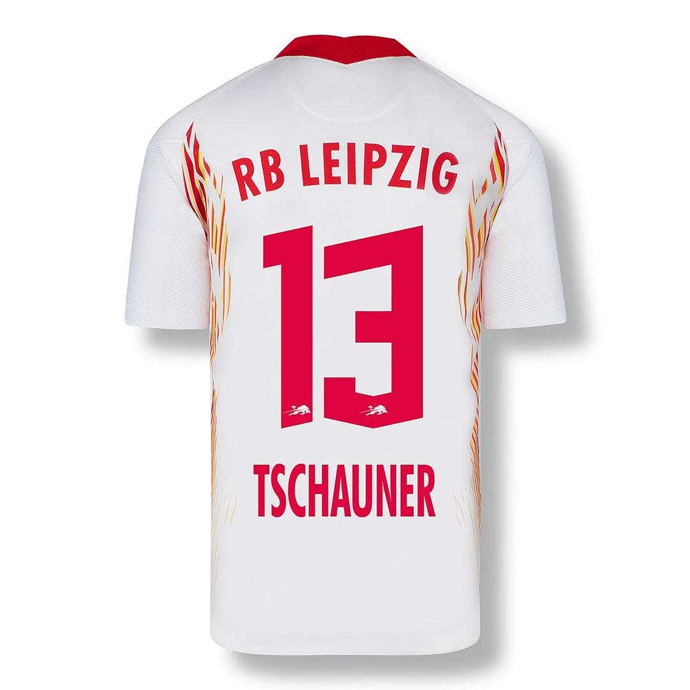 Kinder Fußball Philipp Tschauner #13 Heimtrikot Rot-Weiss Trikot 2020/21 Hemd