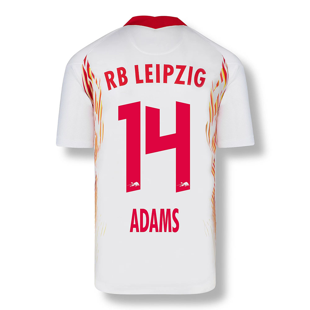 Kinder Fußball Tyler Adams #14 Heimtrikot Rot-Weiss Trikot 2020/21 Hemd