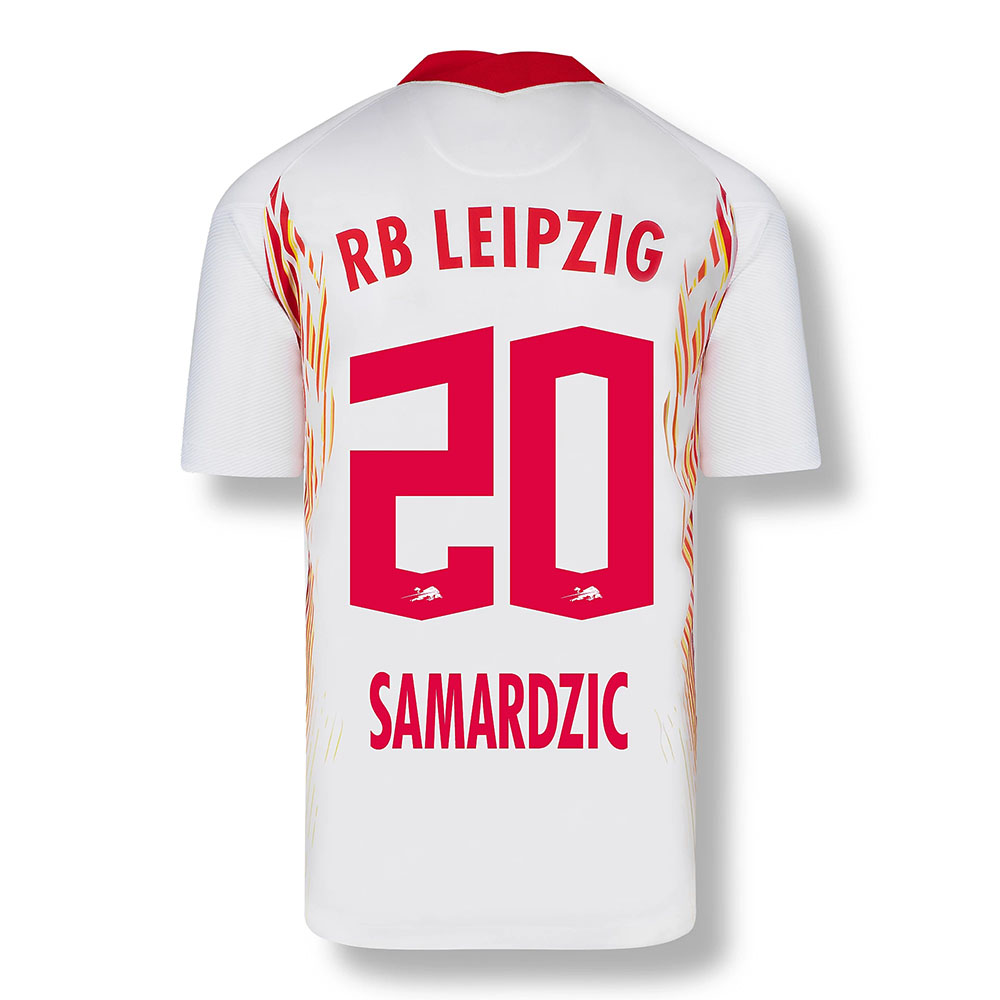 Kinder Fußball Lazar Samardzic #20 Heimtrikot Rot-Weiss Trikot 2020/21 Hemd