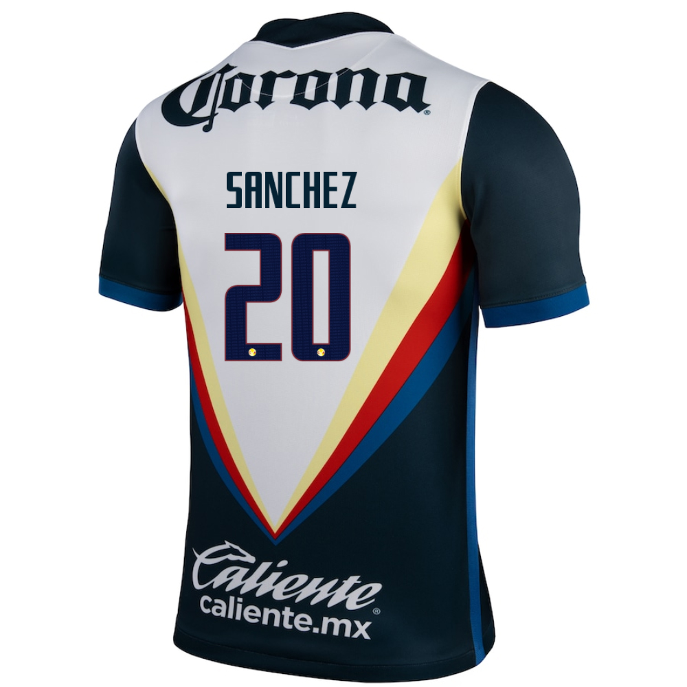 Kinder Fußball Richard Sanchez #20 Auswärtstrikot Weiß Trikot 2020/21 Hemd