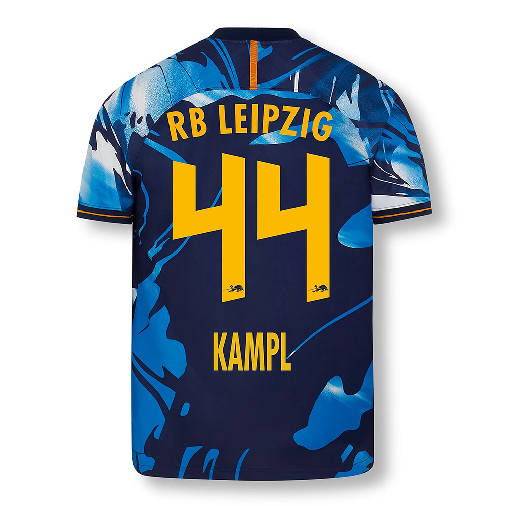 Kinder Fußball Kevin Kampl #44 UEFA Weiß Blau Trikot 2020/21 Hemd