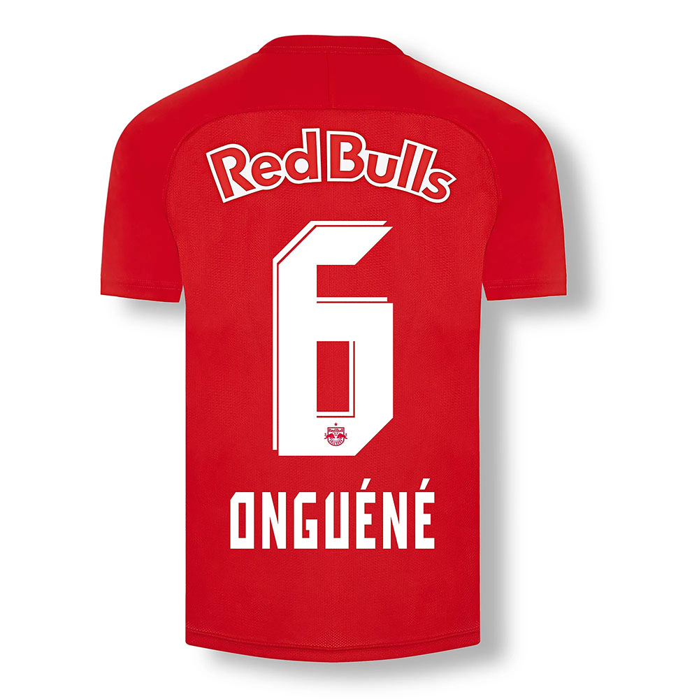 Kinder Fußball Jerôme Onguene #6 Heimtrikot Rot Trikot 2020/21 Hemd