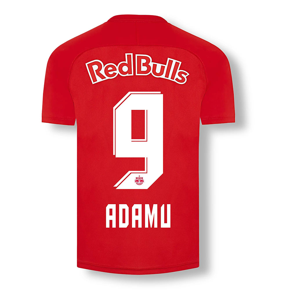 Kinder Fußball Chukwubuike Adamu #9 Heimtrikot Rot Trikot 2020/21 Hemd