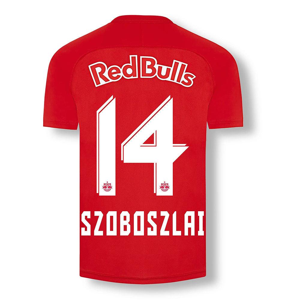 Kinder Fußball Dominik Szoboszlai #14 Heimtrikot Rot Trikot 2020/21 Hemd