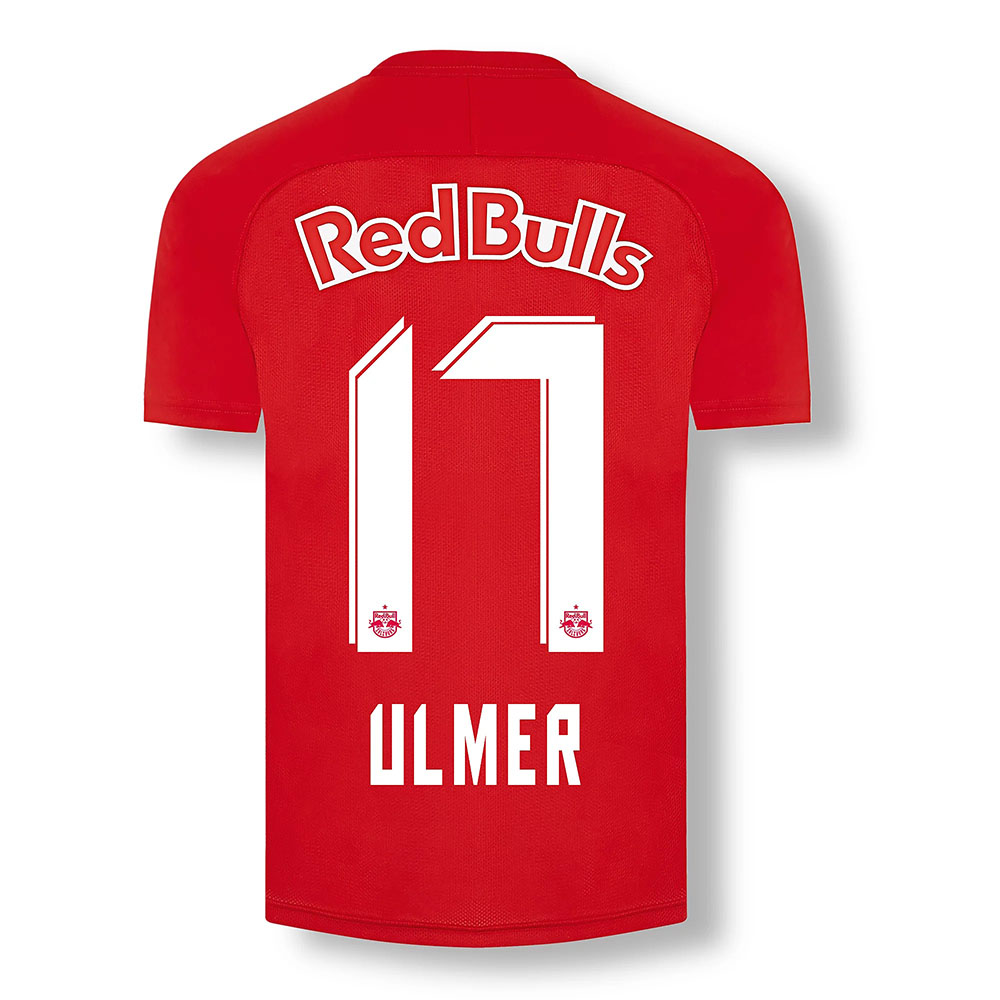 Kinder Fußball Andreas Ulmer #17 Heimtrikot Rot Trikot 2020/21 Hemd