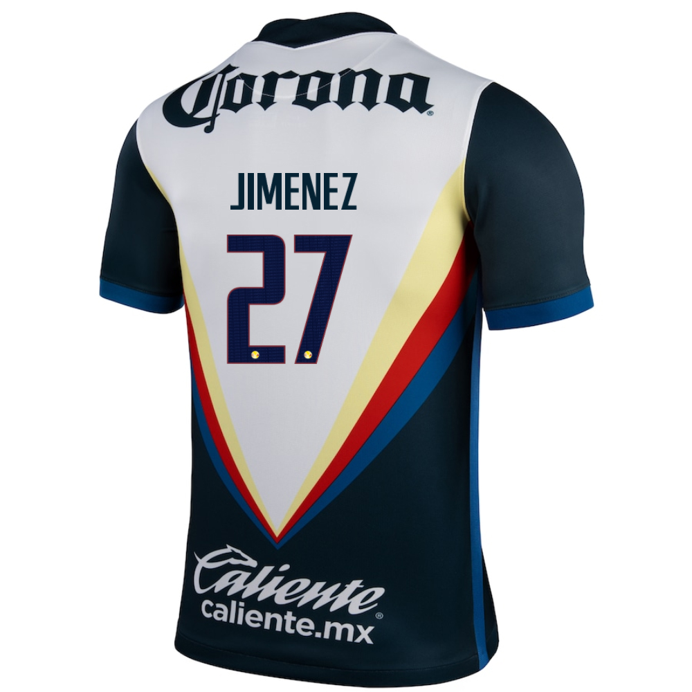 Kinder Fußball Oscar Jimenez #27 Auswärtstrikot Weiß Trikot 2020/21 Hemd