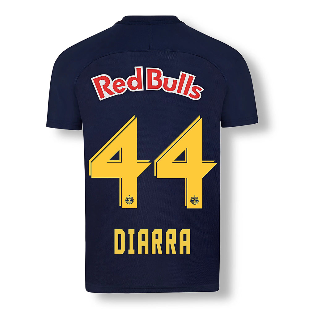 Kinder Fußball Youba Diarra #44 Ausweichtrikot Dunkelblau Gelb Trikot 2020/21 Hemd