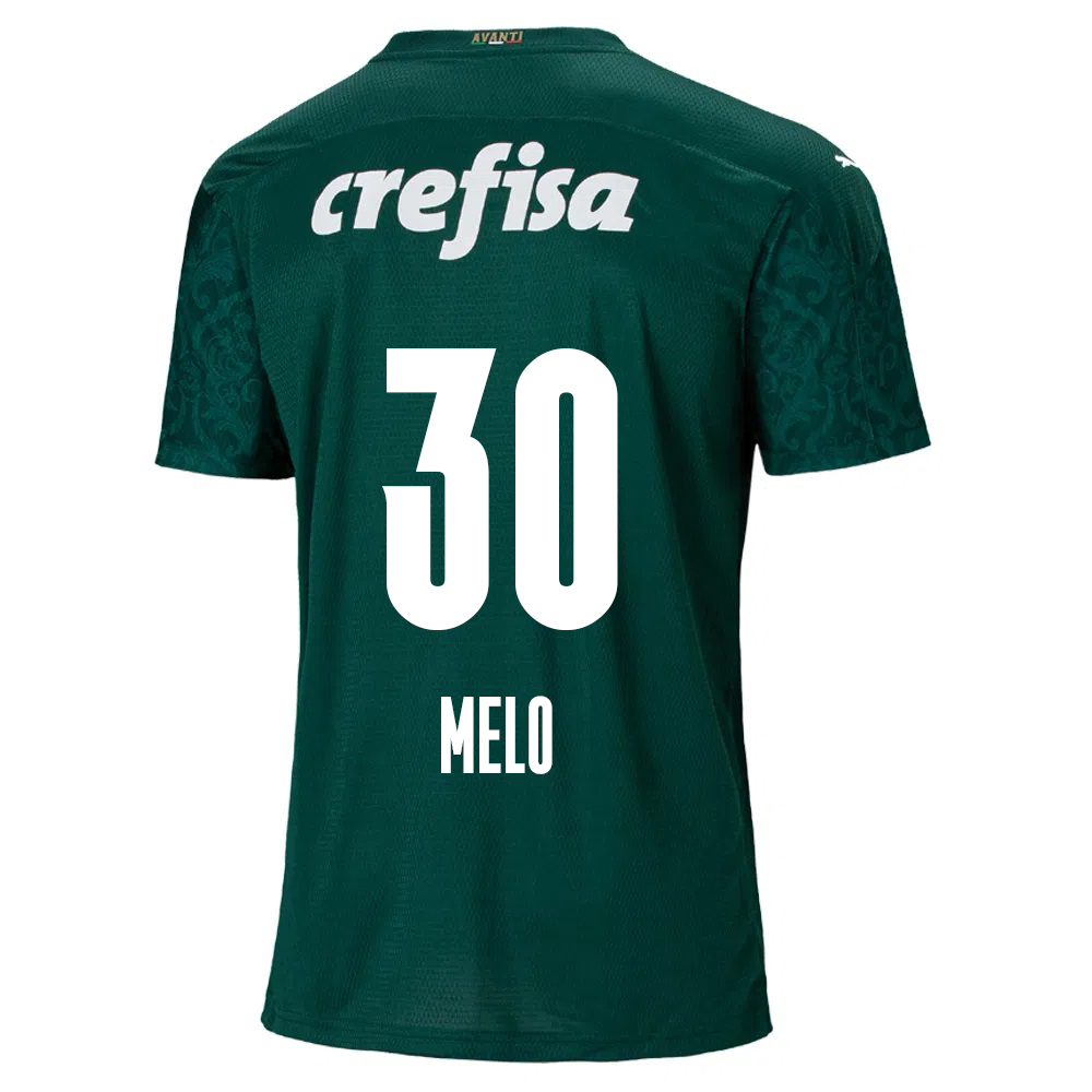 Kinder Fußball Felipe Melo #30 Heimtrikot Grün Trikot 2020/21 Hemd