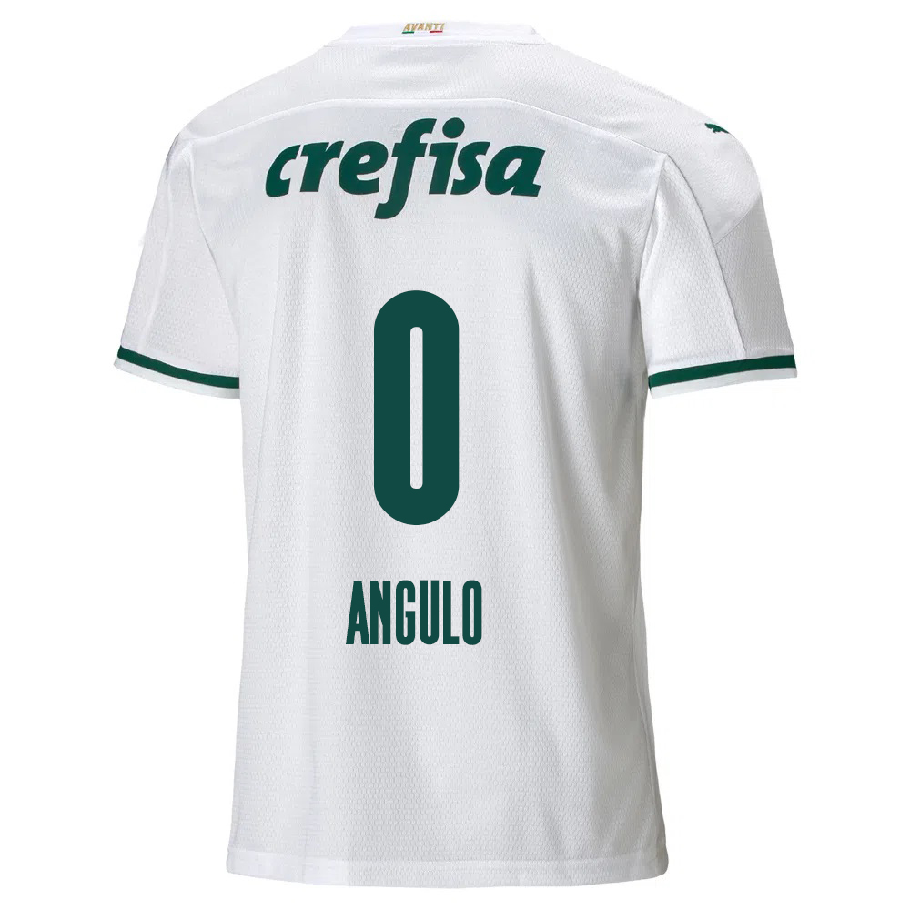 Kinder Fußball Ivan Angulo #0 Auswärtstrikot Weiß Trikot 2020/21 Hemd