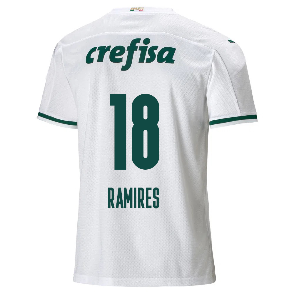 Kinder Fußball Ramires #18 Auswärtstrikot Weiß Trikot 2020/21 Hemd