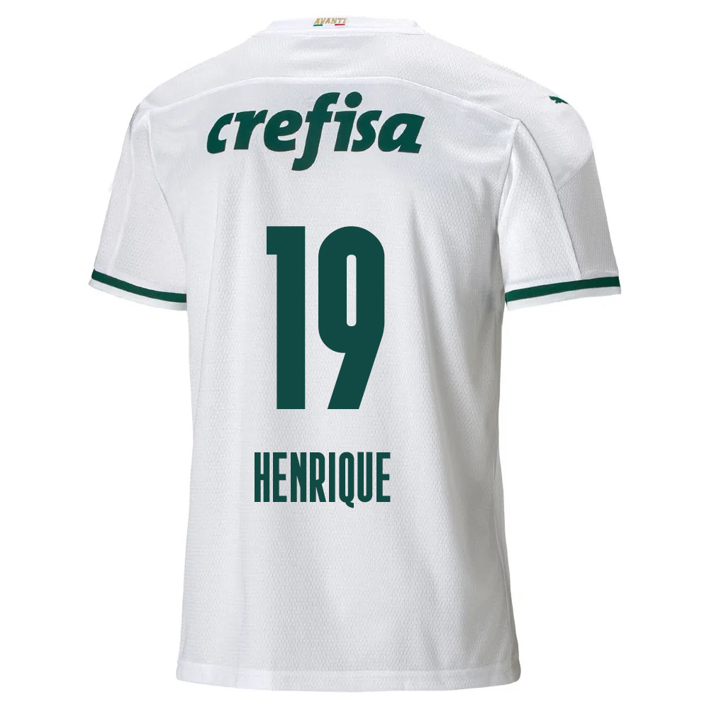 Kinder Fußball Bruno Henrique #19 Auswärtstrikot Weiß Trikot 2020/21 Hemd