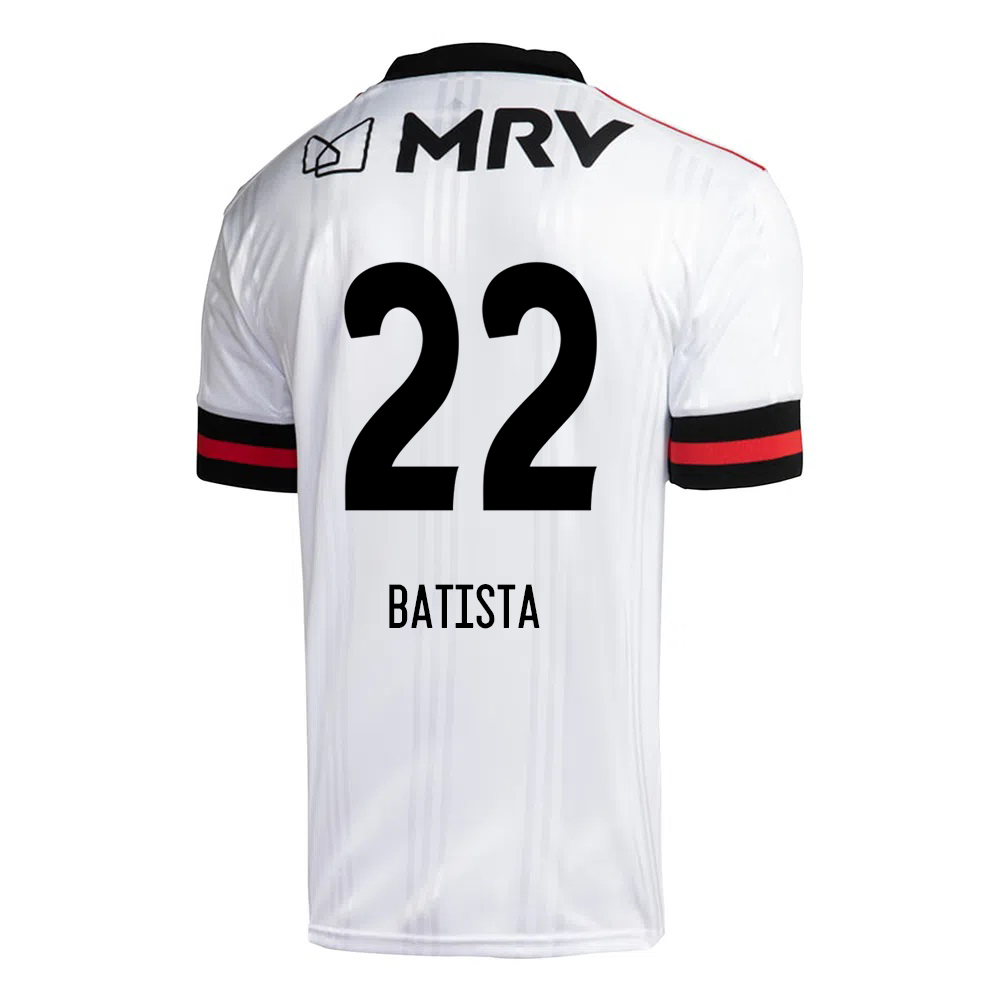 Kinder Fußball Gabriel Batista #22 Auswärtstrikot Weiß Trikot 2020/21 Hemd