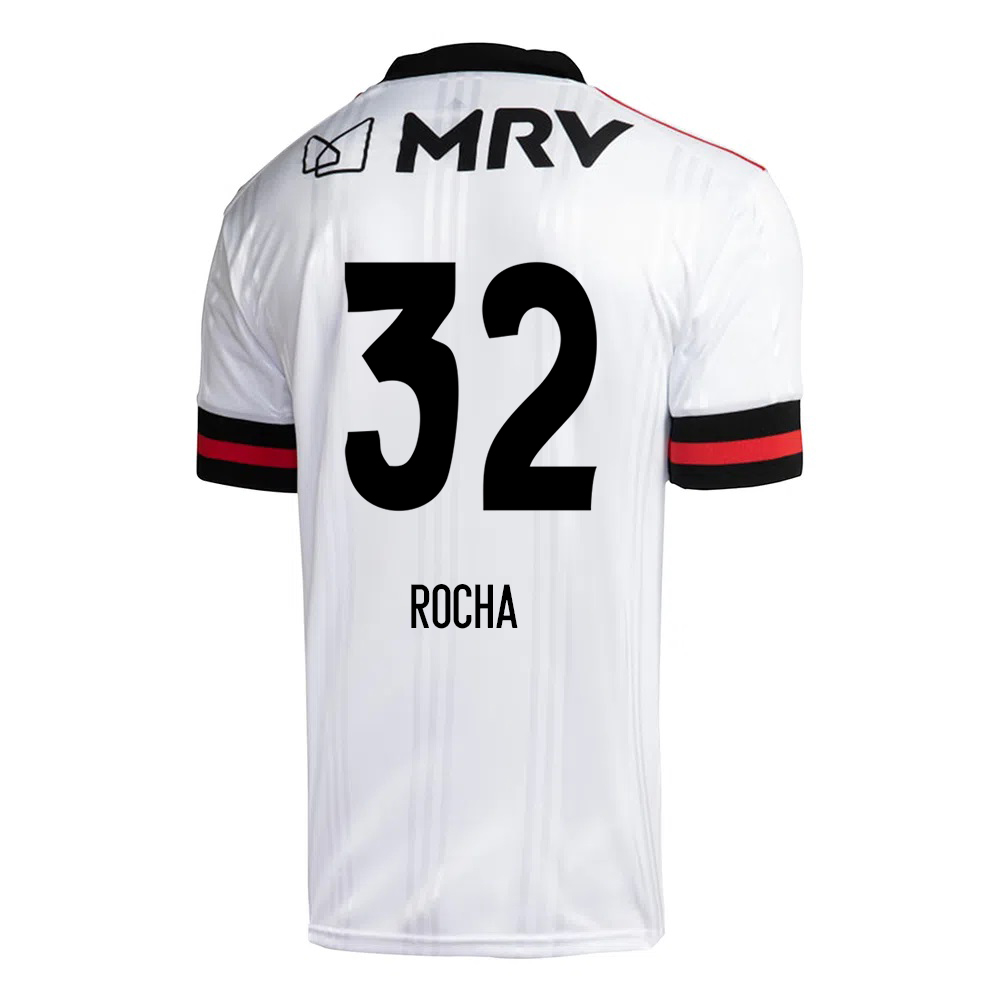Kinder Fußball Pedro Rocha #32 Auswärtstrikot Weiß Trikot 2020/21 Hemd