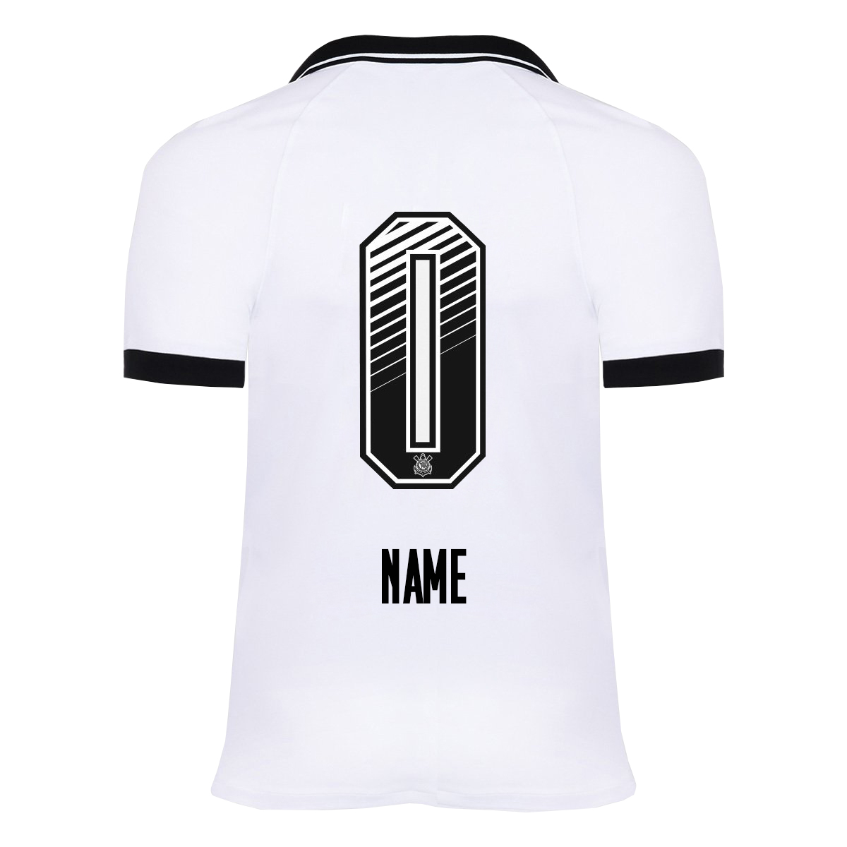Kinder Fußball Dein Name #0 Heimtrikot Weiß Trikot 2020/21 Hemd