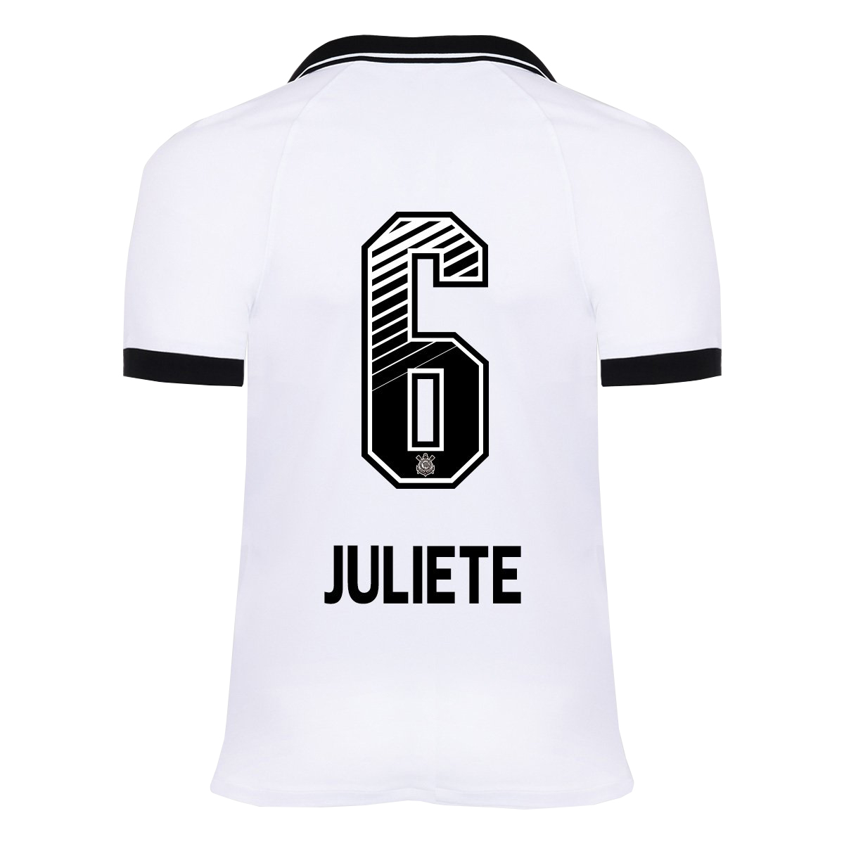 Kinder Fußball Juliete #6 Heimtrikot Weiß Trikot 2020/21 Hemd