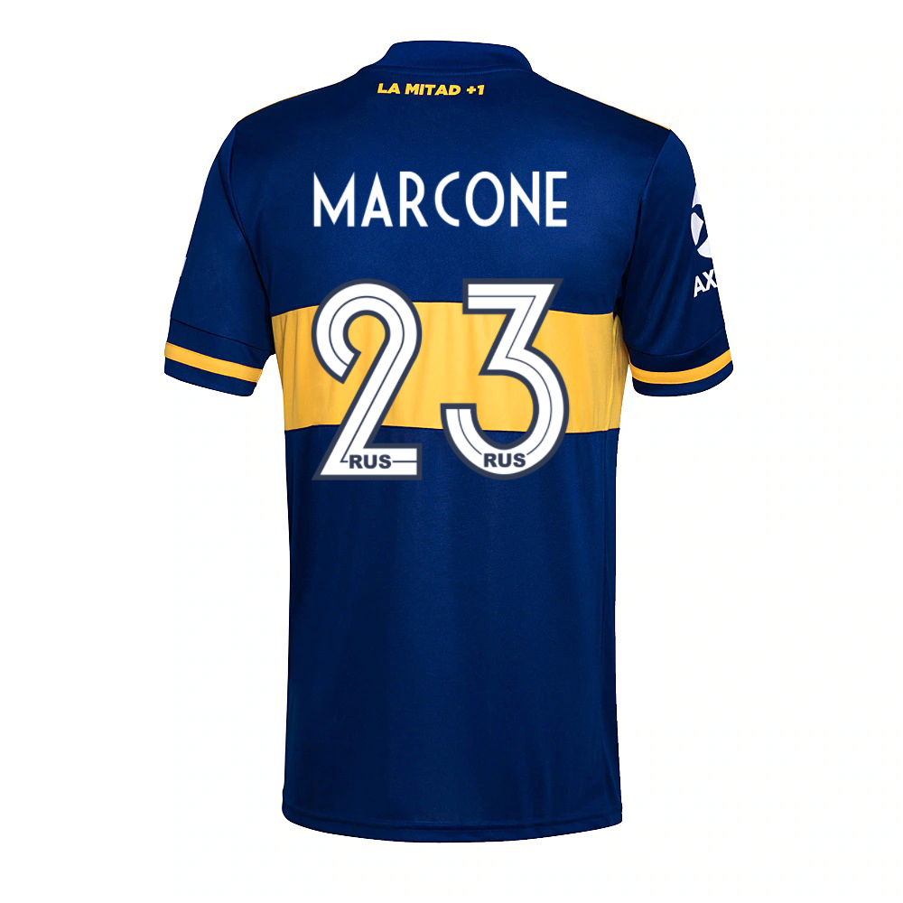 Kinder Fußball Ivan Marcone #23 Heimtrikot Königsblau Trikot 2020/21 Hemd
