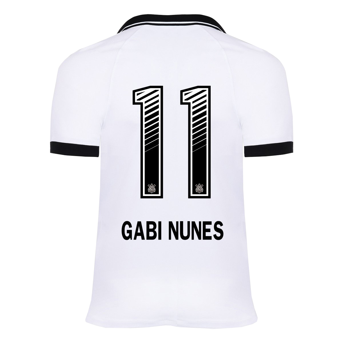 Kinder Fußball Gabi Nunes #11 Heimtrikot Weiß Trikot 2020/21 Hemd