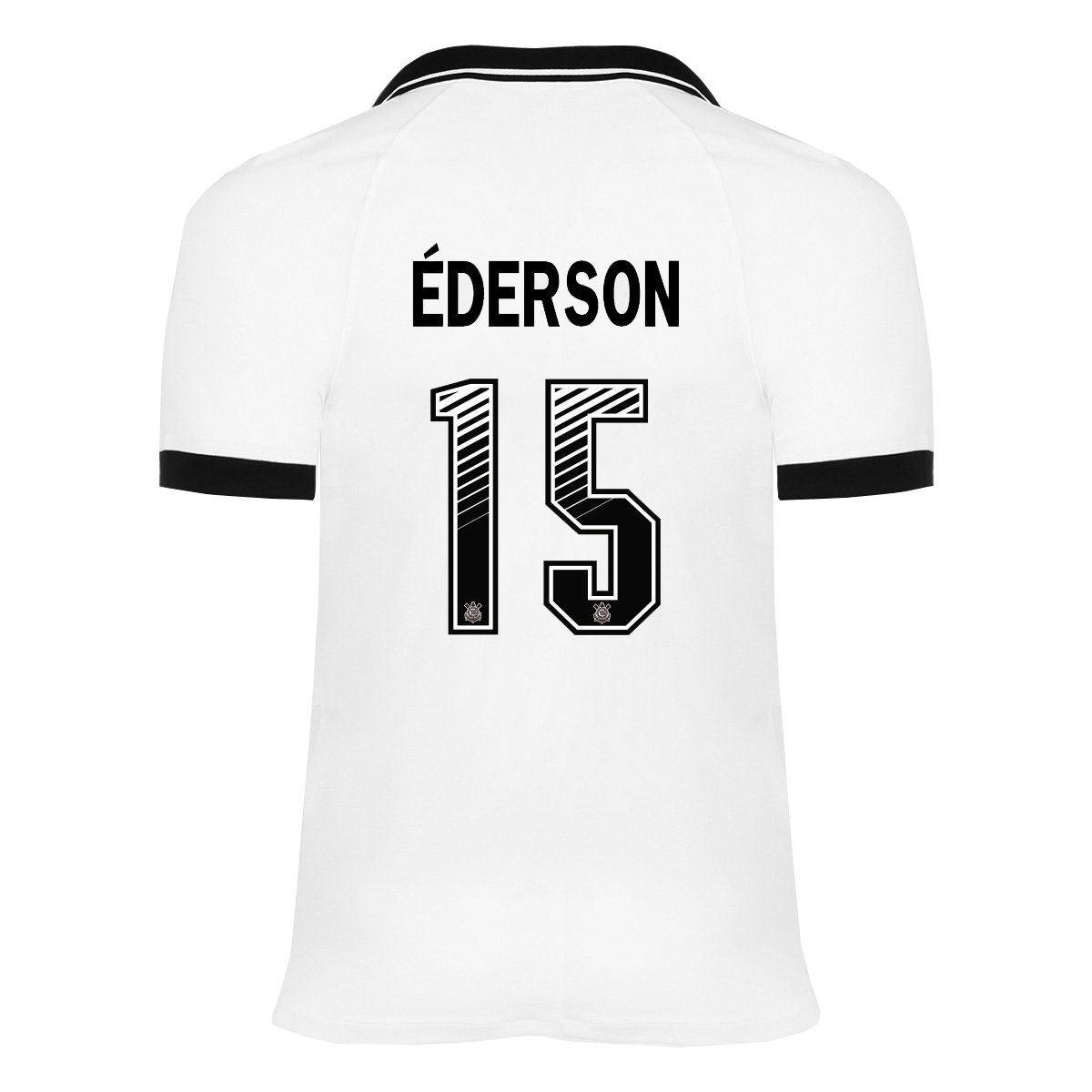 Kinder Fußball Ederson #15 Heimtrikot Weiß Trikot 2020/21 Hemd