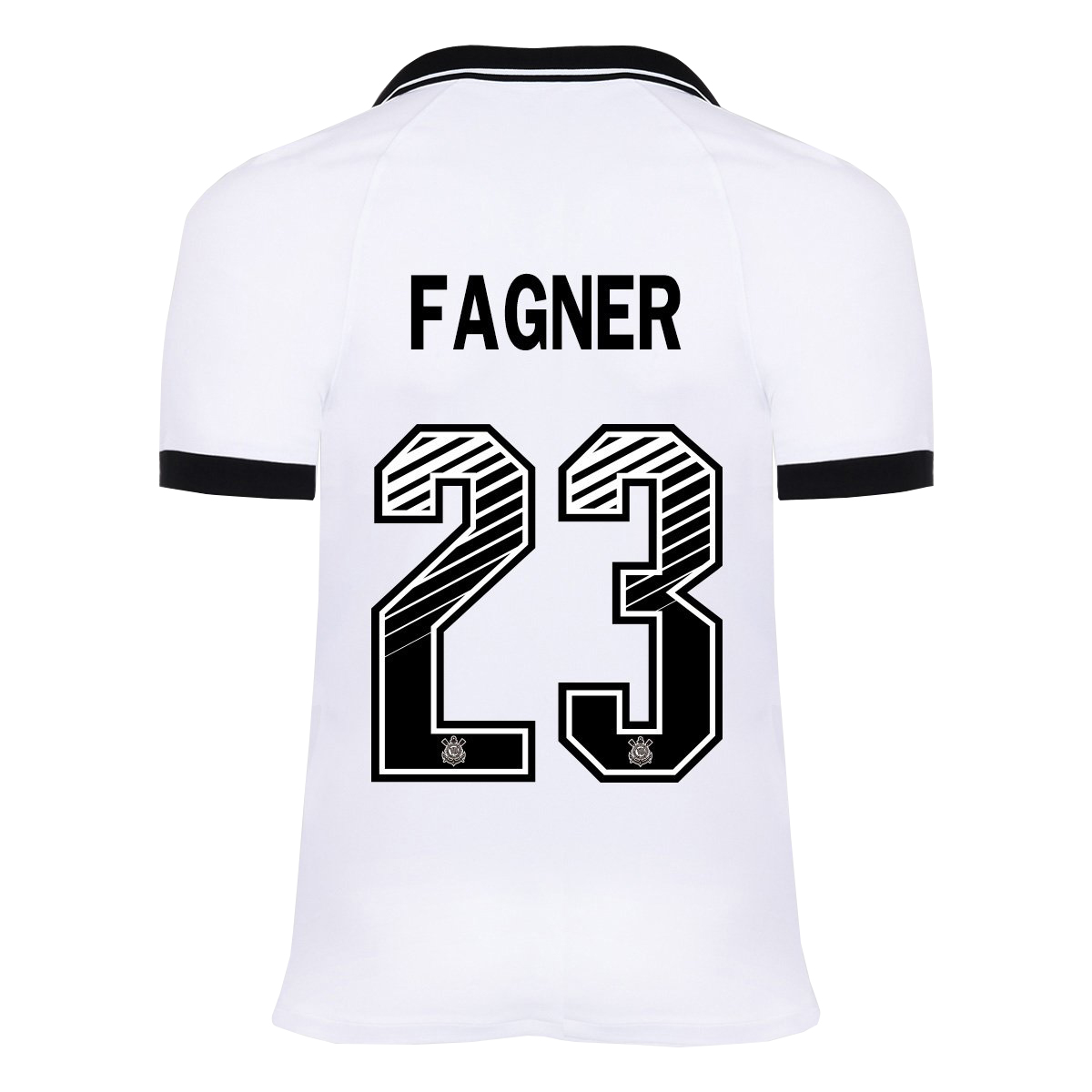 Kinder Fußball Fagner #23 Heimtrikot Weiß Trikot 2020/21 Hemd