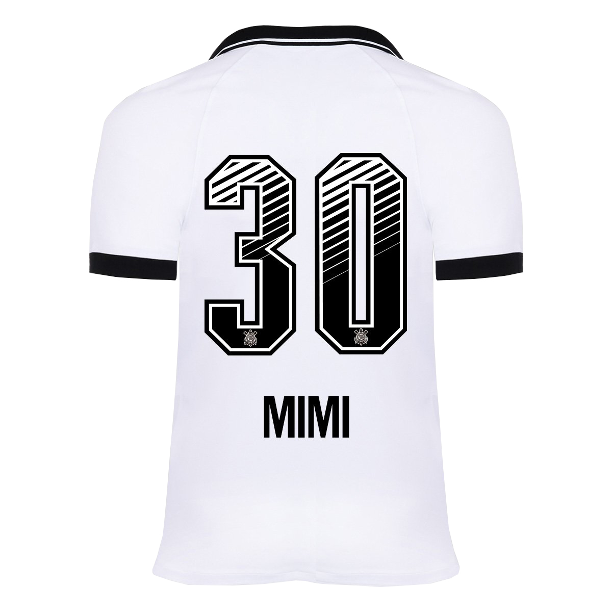 Kinder Fußball Mimi #30 Heimtrikot Weiß Trikot 2020/21 Hemd