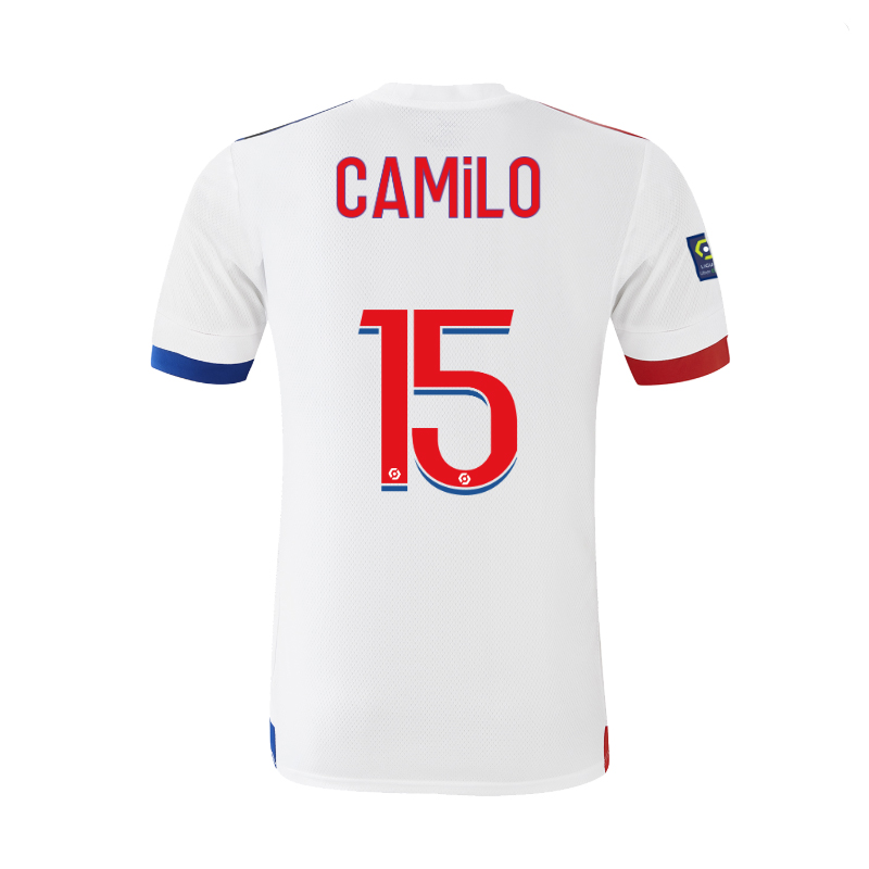Kinder Fußball Camilo #15 Heimtrikot Weiß Trikot 2020/21 Hemd