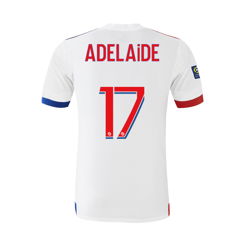 Kinder Fußball Jeff Reine-adelaide #17 Heimtrikot Weiß Trikot 2020/21 Hemd