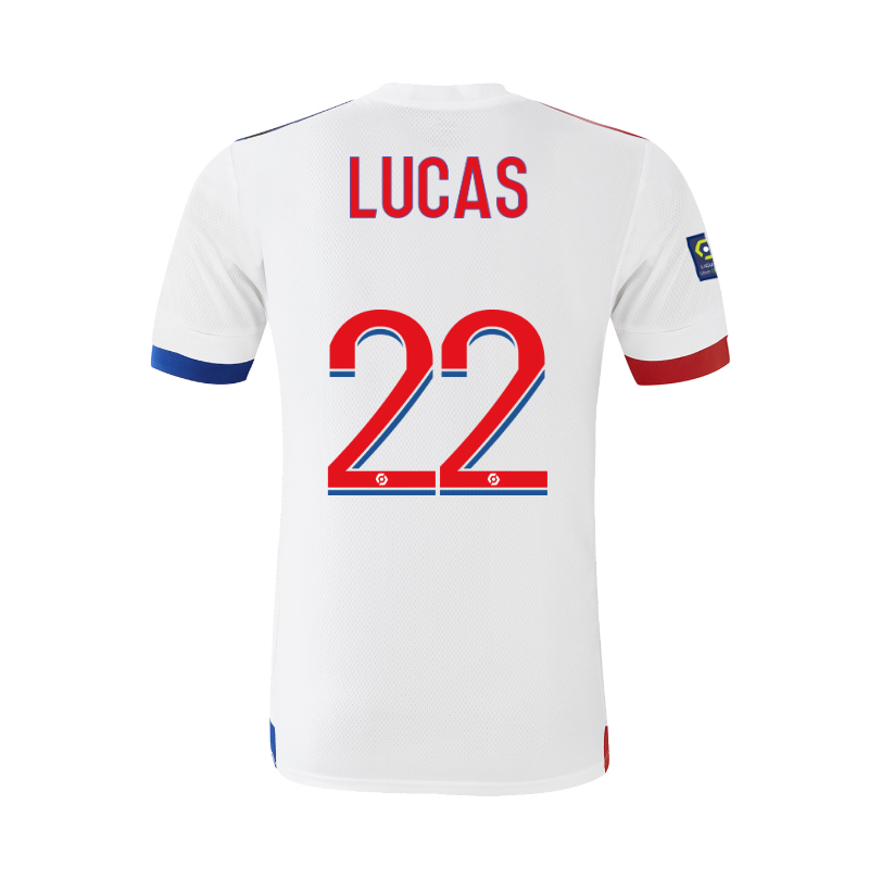 Kinder Fußball Jean Lucas #22 Heimtrikot Weiß Trikot 2020/21 Hemd