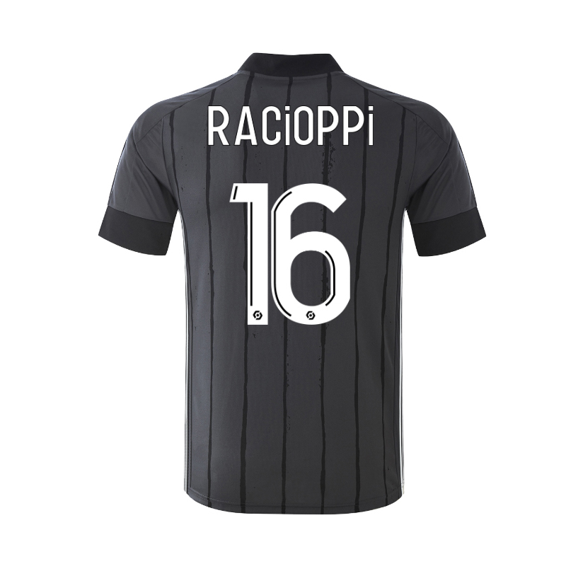 Kinder Fußball Anthony Racioppi #16 Auswärtstrikot Grau Trikot 2020/21 Hemd