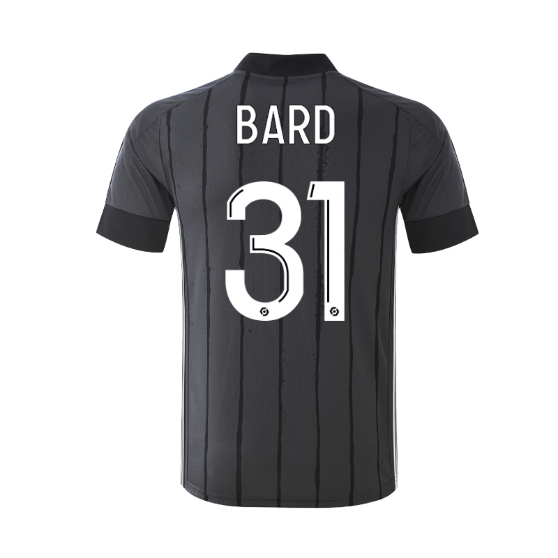 Kinder Fußball Melvin Bard #31 Auswärtstrikot Grau Trikot 2020/21 Hemd