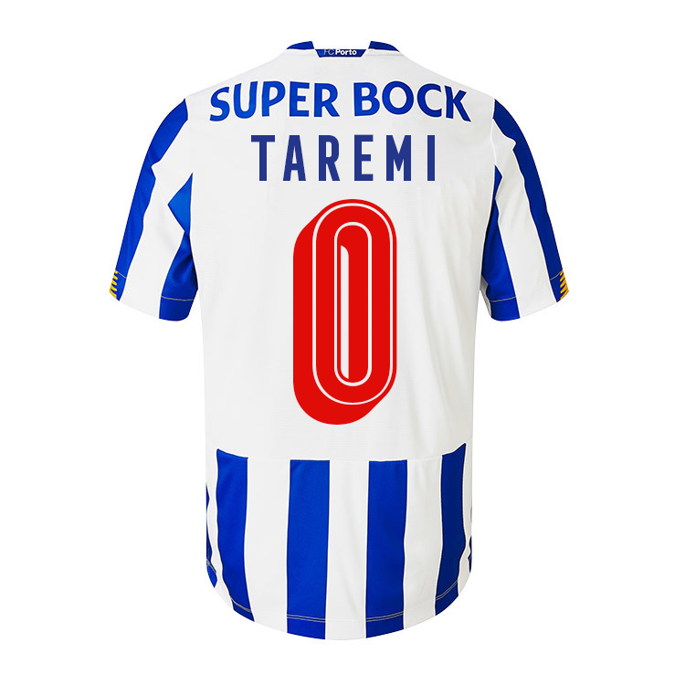 Kinder Fußball Mehdi Taremi #0 Heimtrikot Weiß Blau Trikot 2020/21 Hemd