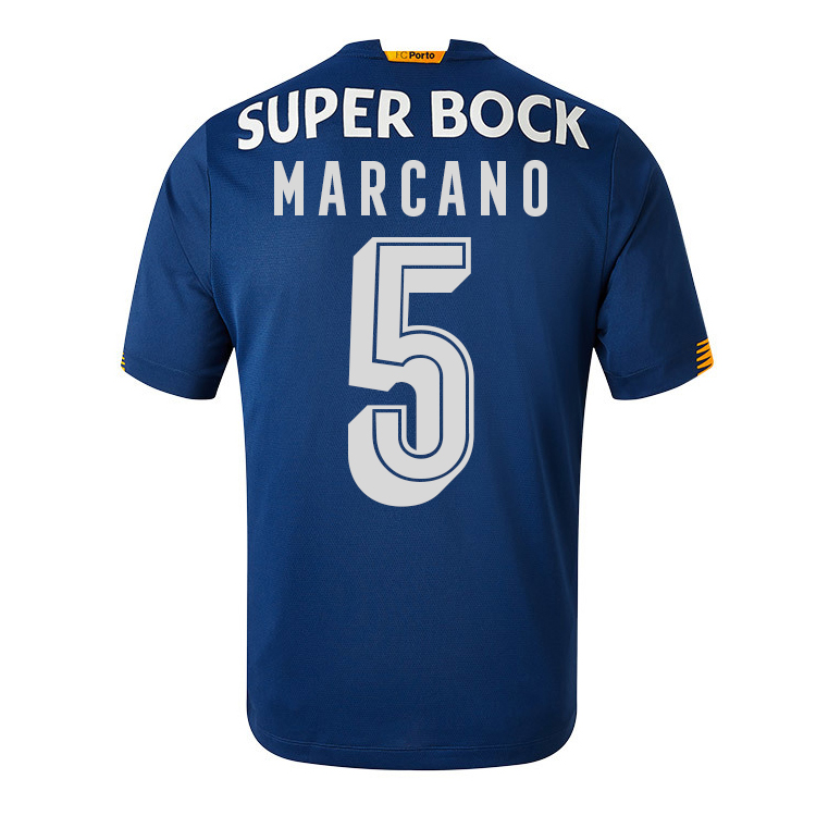 Kinder Fußball Ivan Marcano #5 Auswärtstrikot Kobaltblau Trikot 2020/21 Hemd