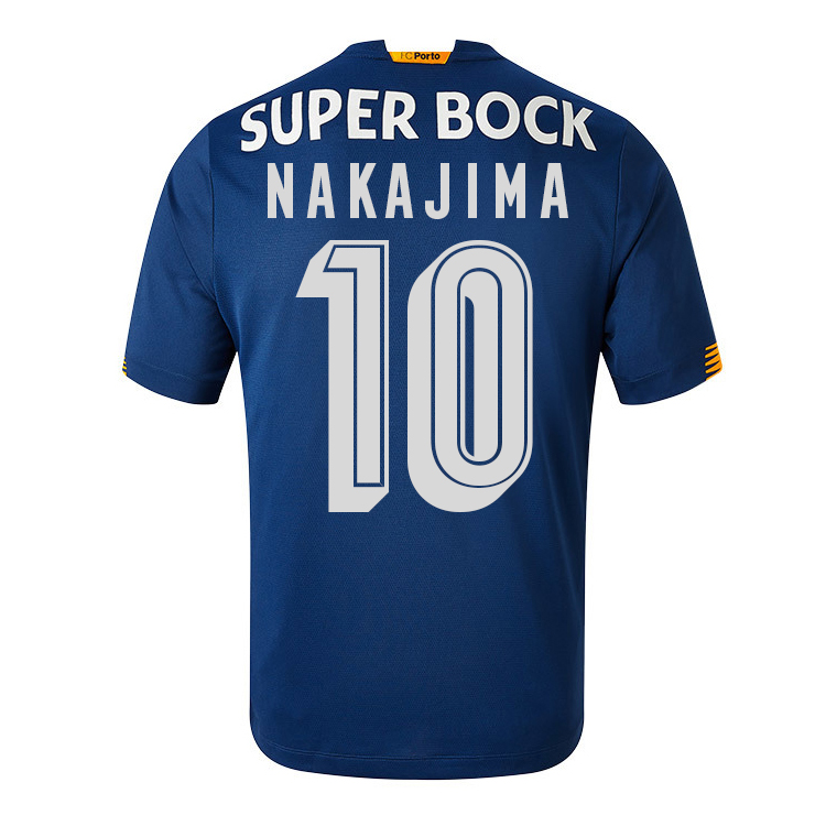 Kinder Fußball Shoya Nakajima #10 Auswärtstrikot Kobaltblau Trikot 2020/21 Hemd