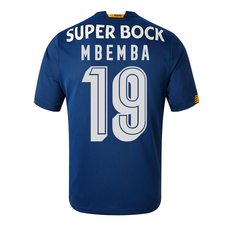Kinder Fußball Chancel Mbemba #19 Auswärtstrikot Kobaltblau Trikot 2020/21 Hemd