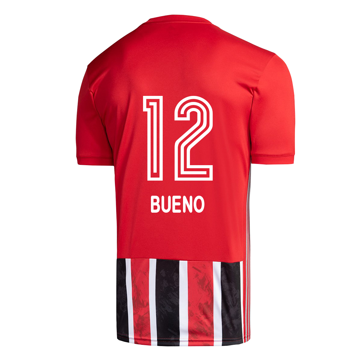 Kinder Fußball Vitor Bueno #12 Auswärtstrikot Rot Trikot 2020/21 Hemd