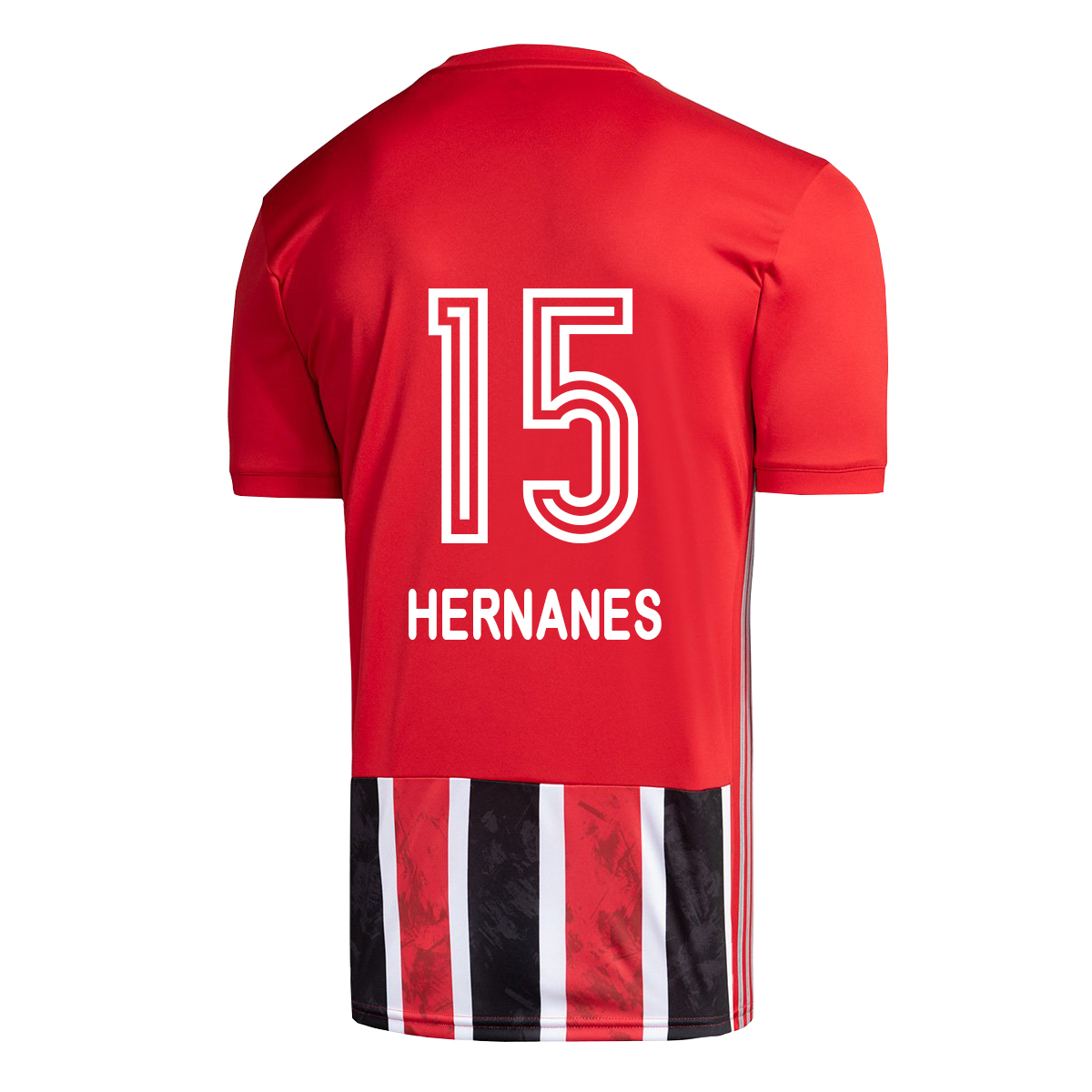 Kinder Fußball Hernanes #15 Auswärtstrikot Rot Trikot 2020/21 Hemd
