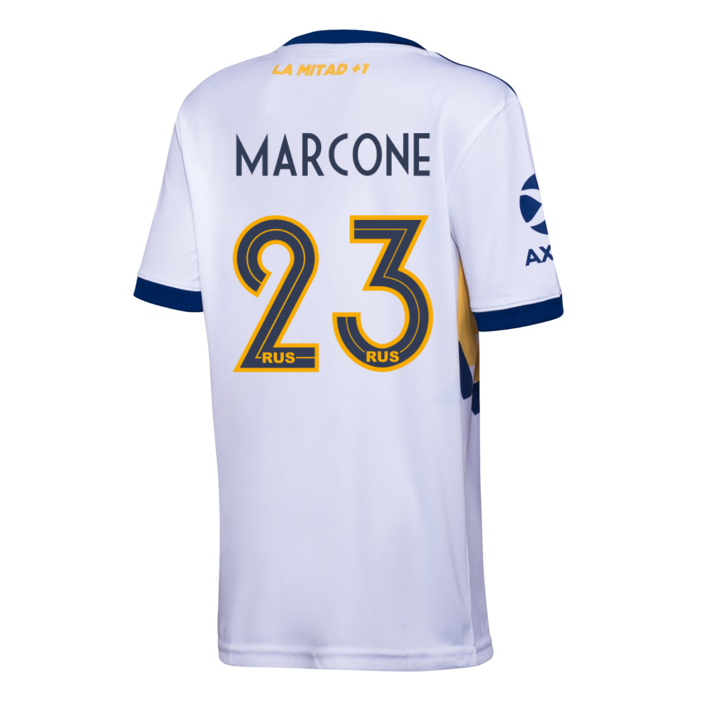 Kinder Fußball Ivan Marcone #23 Auswärtstrikot Weiß Trikot 2020/21 Hemd
