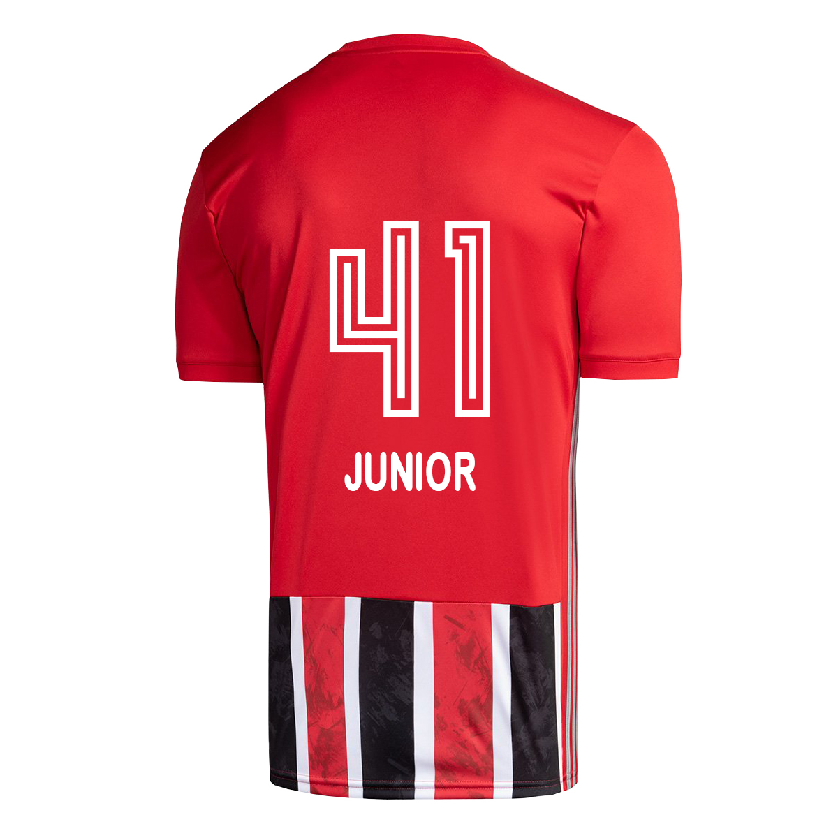 Kinder Fußball Junior #41 Auswärtstrikot Rot Trikot 2020/21 Hemd