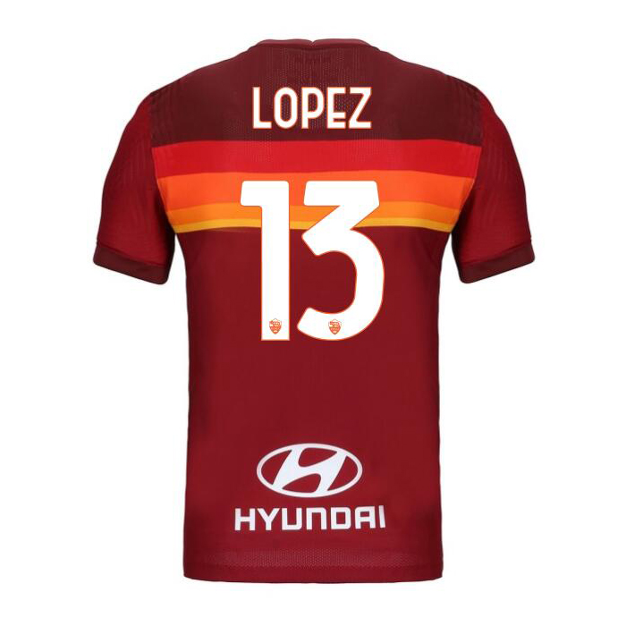 Kinder Fußball Pau Lopez #13 Heimtrikot Rot Trikot 2020/21 Hemd