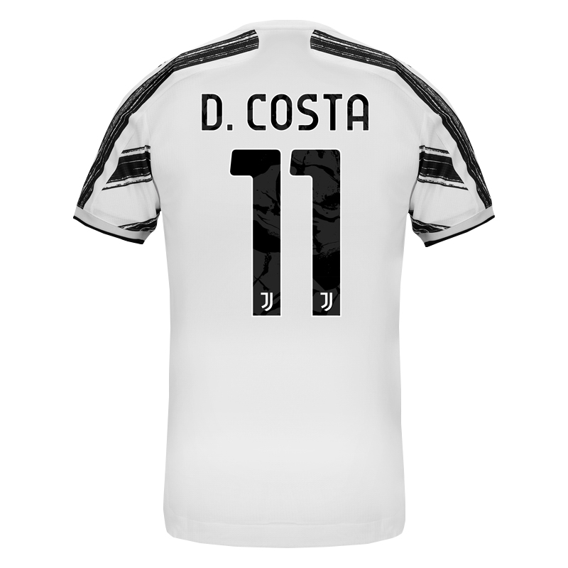 Kinder Fußball Douglas Costa #11 Heimtrikot Weiß Trikot 2020/21 Hemd