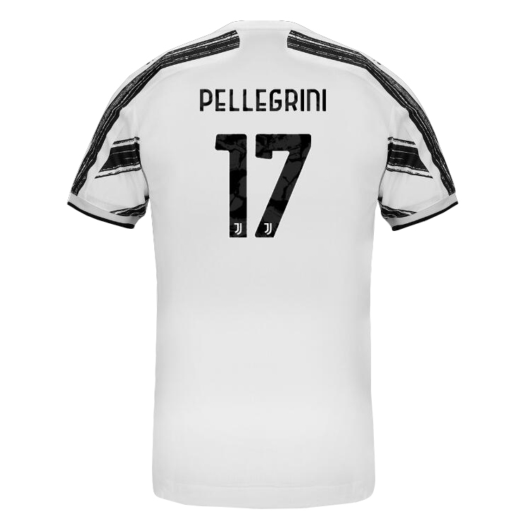 Kinder Fußball Luca Pellegrini #17 Heimtrikot Weiß Trikot 2020/21 Hemd