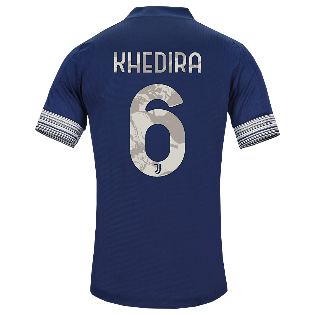 Kinder Fußball Sami Khedira #6 Auswärtstrikot Dunkelheit Trikot 2020/21 Hemd